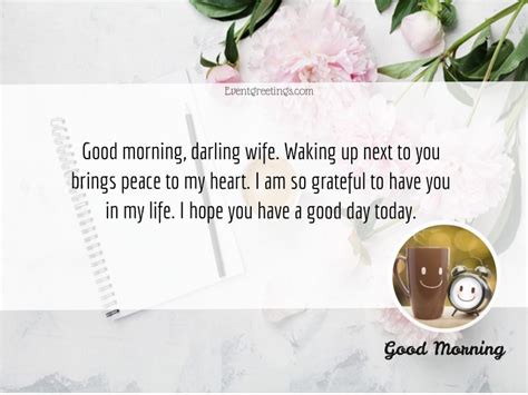 35 Cute Good Morning Wife - Messages And Quotes Events Greetings