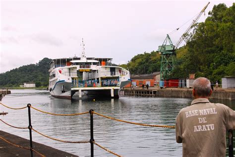 10 06 24 Base Naval De Aratu Realiza Docagem Do Ferry Boat Anna Nery