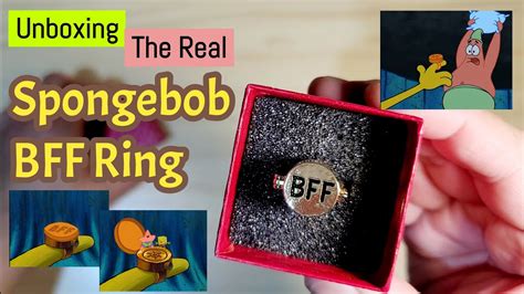 Unboxing The Real SpongeBob SquarePants BFF Ring Asmr Unboxing