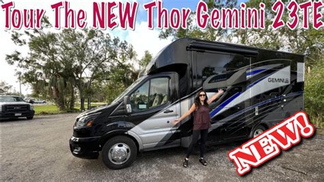 Tour The NEW 2023 Thor Gemini 23 TE B C Class RV YouTube