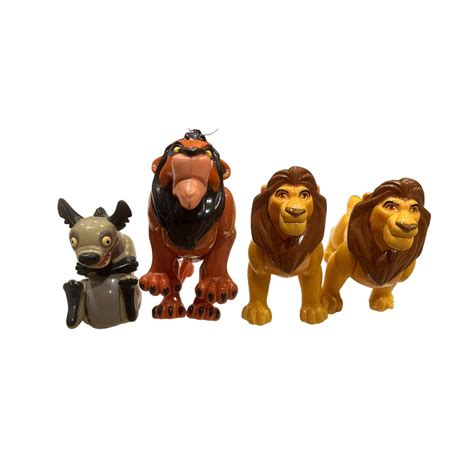 Vintage 1994 Lion King Burger King Toys Mufasa Scar Ed - Etsy