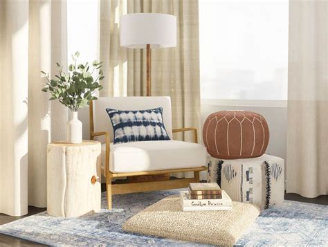 A Living Room Scene With Focus On The Chair