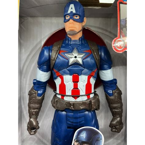 Boneco Capit O Am Rica Vingadores Articulado Luz Som Cm Envio