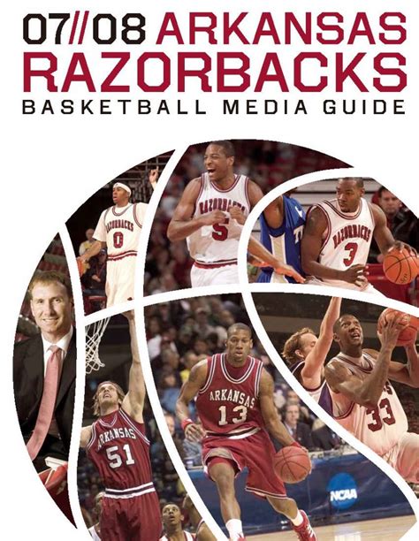 Mens Basketball Media Guides Arkansas Razorbacks