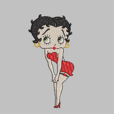 Betty Boop Embroidery Etsy