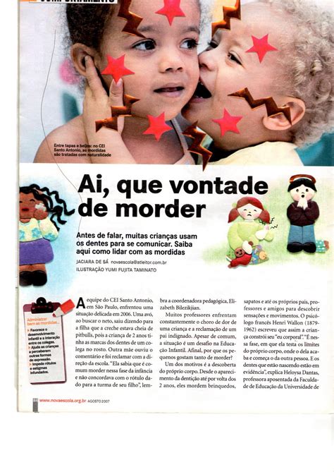 Como lidar o problema das mordidas na Educação Infantil ESPAÇO