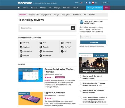 Best Tech Review Websites - 2023 & Build a Tech Review Site with WordPress - StarcatWP