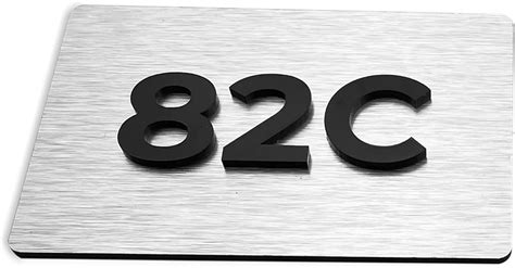 AlÚmadesignco Personalized Hotels Room Signage Apartment Numbering