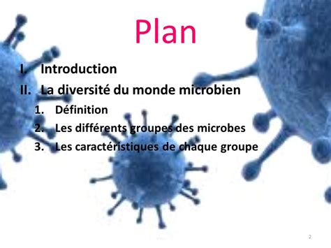 La Diversit Du Monde Microbien Ppt T L Charger