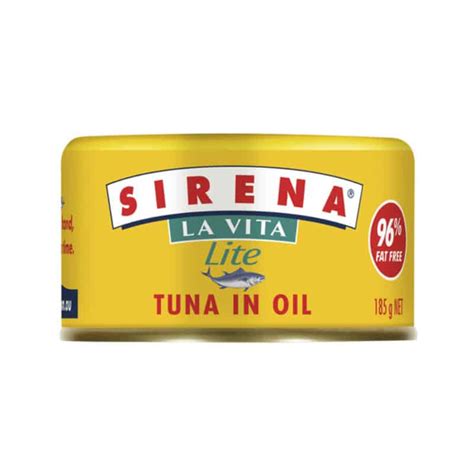 Buy Sirena La Vita Lite Tuna In Oil 185g Online Worldwide Delivery