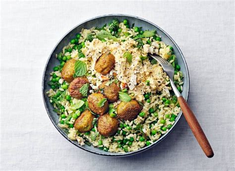 Falafelbowl Met Riso Tuinerwten Munt En Hummus Recept Allerhande