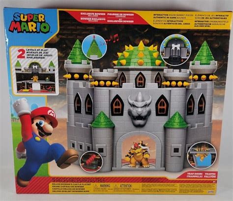 Nintendo Super Mario Bros Deluxe Bowsers Castle Playset New 4633895900