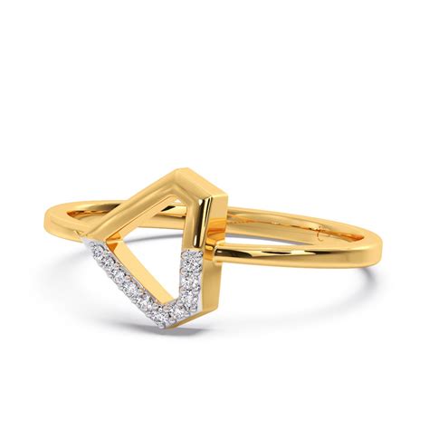 Aesthetical Rhombus Diamond Ring-Candere by Kalyan Jewellers