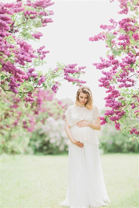 Blossom Beauty Tender Maternity Session Maternity Photography