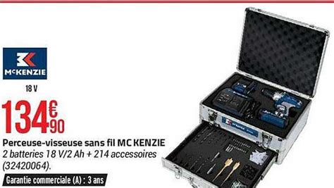 Promo Perceuse Visseuse Sans Fil Mc Kenzie Chez Bricorama ICatalogue Fr