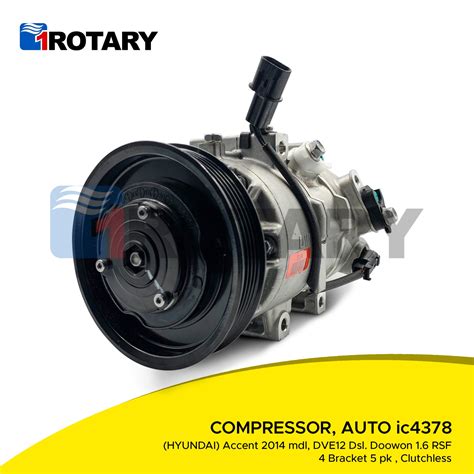 Rotary Auto Compressor Hyundai Accent Mdl Dve Dsl Doowon