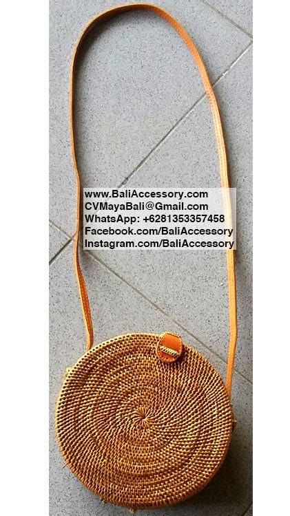 Round Rattan Handbags Bali