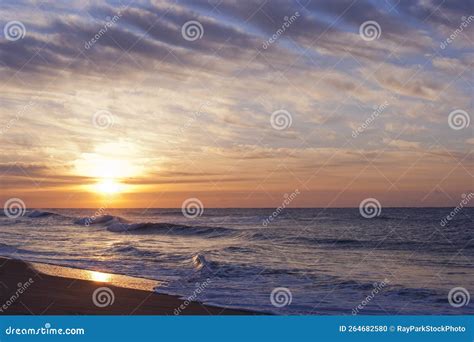 Sea sunset stock photo. Image of beauty, sand, year - 264682580