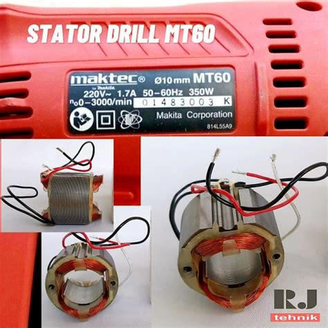 Maktec MT60 Stator Rotor Rumah Armature Bor Spare Part MT 60 Lazada