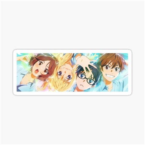 Your Lie In April Stickers Redbubble