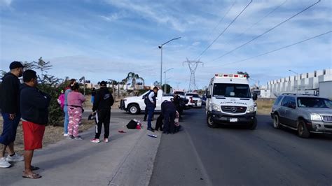 Motociclista atropella a padre e hija en bulevar Peña Flor ambos se