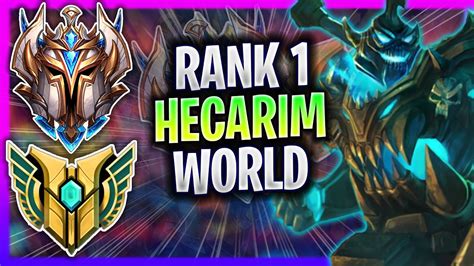 Rank Hecarim In The World Rank Hecarim Jungle Gameplay Rank