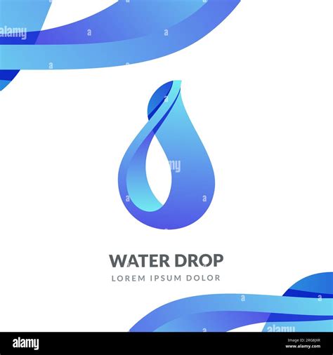 Water Droplet Logo