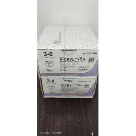 Vicryl Sutures 3 0 SH Plus 2 0 SH Plus Round ETHICON Sold Per Piece