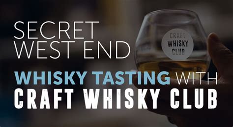 Whisky Tasting With Craft Whisky Club Secret West End Isle Of