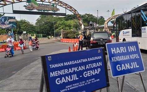 Dishub DKI Jakarta Terapkan Ganjil Genap Di Taman Margasatwa Ragunan