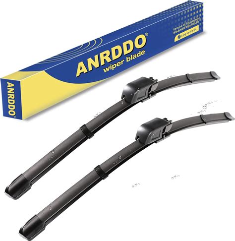 ANRDDO Wipers Replacement For MBZ C CLK Class CLK320 CLK500 CLK55 C230