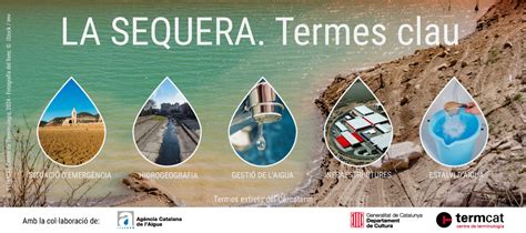 Els Termes De La Sequera En Una Nova Infografia Del Termcat El Blog