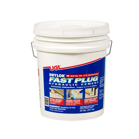 Drylok Fast Plug Hydraulic Cement 50 lb. - Ace Hardware