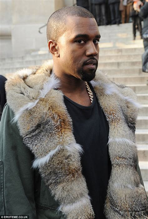 Kanye West Makes A Standout Appearance At Louis Vuitton Show During