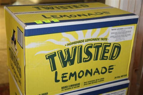 Case Of 24 Bottles Of Twisted Lemonade