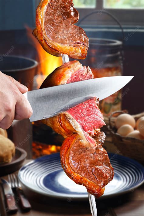 Picanha Tradicional Churrasco Brasileiro Foto Premium