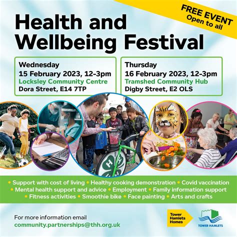 Health And Wellbeing Festival Tower Hamlets Cvs