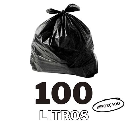 Saco Para Lixo Litros Refor Ado Unidades Robinpack Embalagens