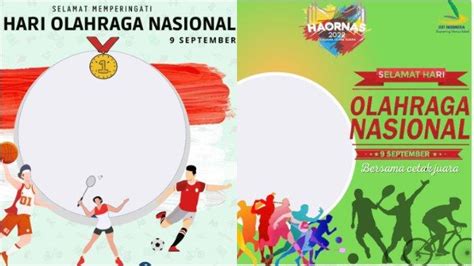 Kumpulan Link Twibbon Hari Olahraga Nasional Haornas 2022 Lengkap