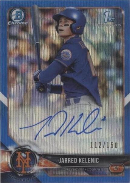 Bowman Draft Chrome Draft Pick Autographs Blue Wave Refractor