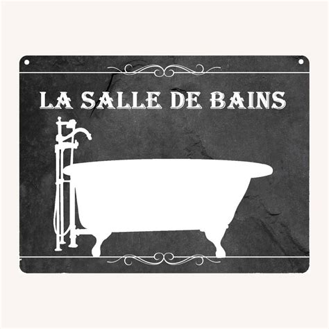 Plaque Aluminium Porte Salle De Bains Plaquesplaques Pièces Creosoleil