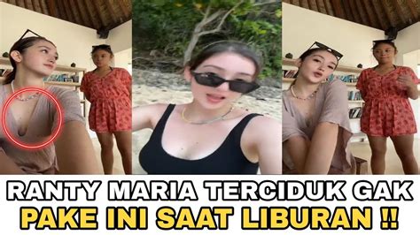 Makin Berani Ranty Maria Terciduk Gak Pake Ini Saat Liburan YouTube