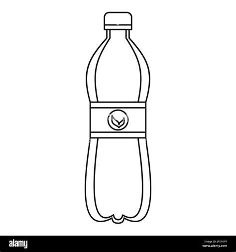 Plastic Bottle Outline