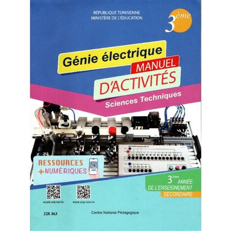 GENIE ÉLECTRIQUE MANUEL D ACTIVITÉS 3ème Technique Team Office