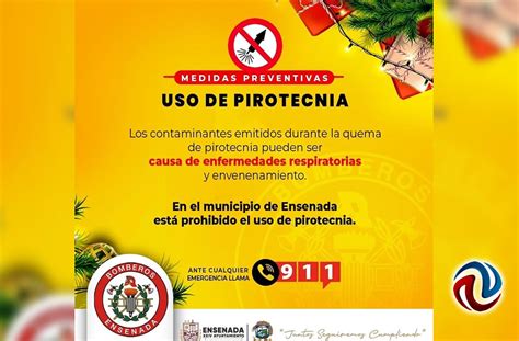 Reiteran Prohibición De Uso De Pirotecnia En Ensenada