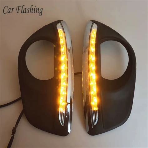 Aliexpress Buy Car Flashing For Hyundai Santa Fe 2010 2012 LED