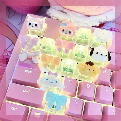 Cinnamoroll My Melody Kuromi Pompompurin Pochacco Inspired Transparent