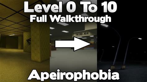 Apeirophobia Level 0 To 10 Full Walkthrough All Levels And Puzzles [roblox] Youtube