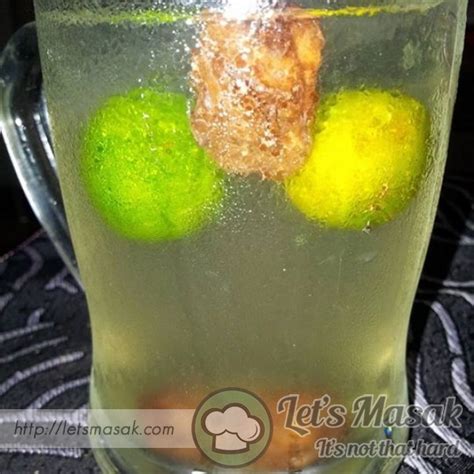 Air Limau Kasturi Asam Boi Recipe LetsMasak