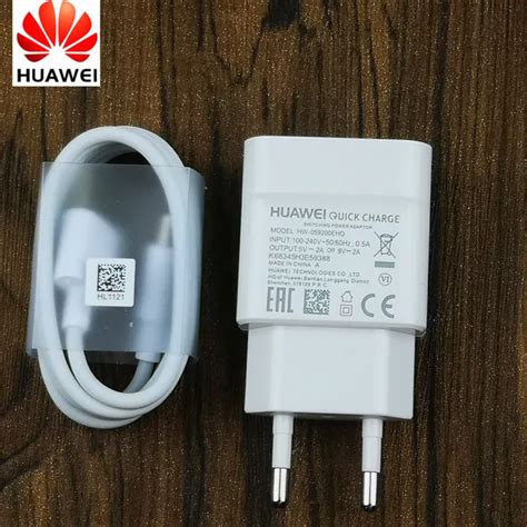 Original Huawei Nova 3i Fast Charger Qc 20 Quick Charge Eu Adapter Usb C Cable For P20 Lite